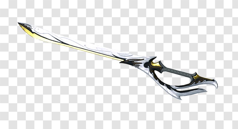 Weapon Sword Katana Warframe Sabre - Cold Steel - Melee Transparent PNG