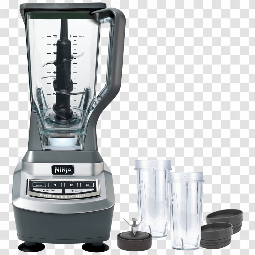 Blender Ninja Professional BL740 Table Food Processor Kitchen - Ice - Quench Transparent PNG