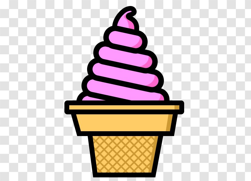 Ice Cream Cones Soft Serve Strawberry Clip Art - Cone Transparent PNG