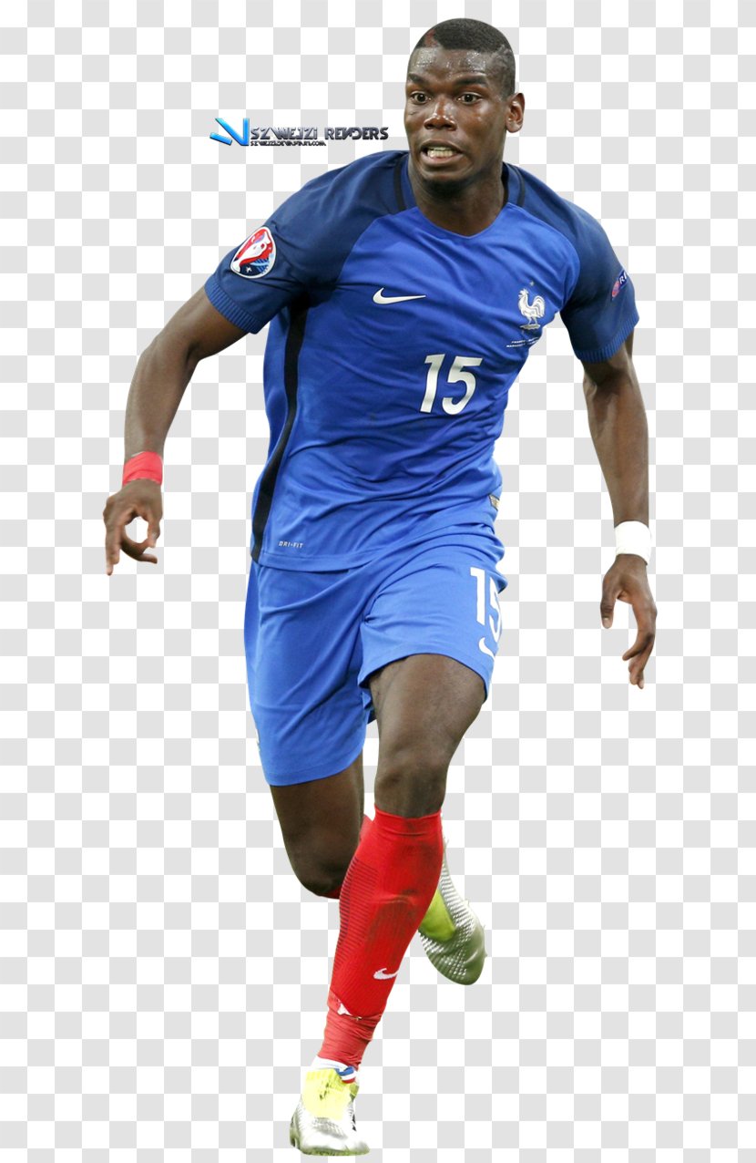 Paul Pogba 2018 World Cup France National Football Team Jersey - Peru Transparent PNG