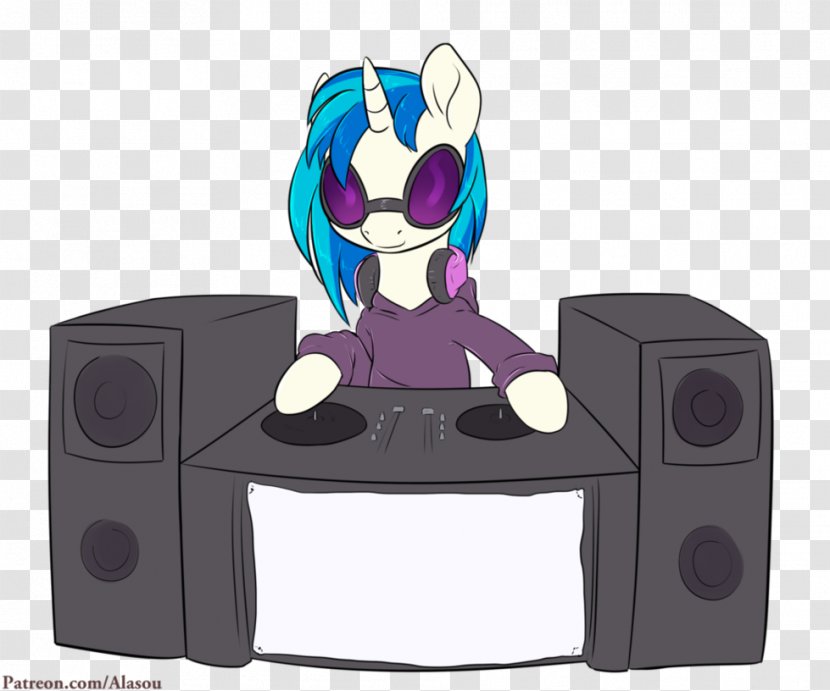 Disc Jockey Pony Phonograph Record Art May 18, 2016 - Equestria Daily - Dj Party Transparent PNG
