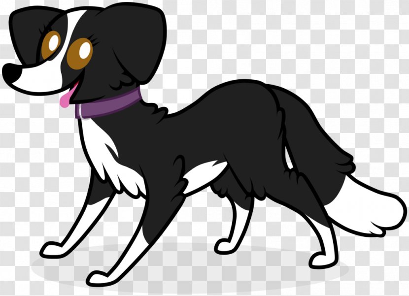 Border Collie Puppy Whiskers Dog Breed Drawing - Carnivoran Transparent PNG