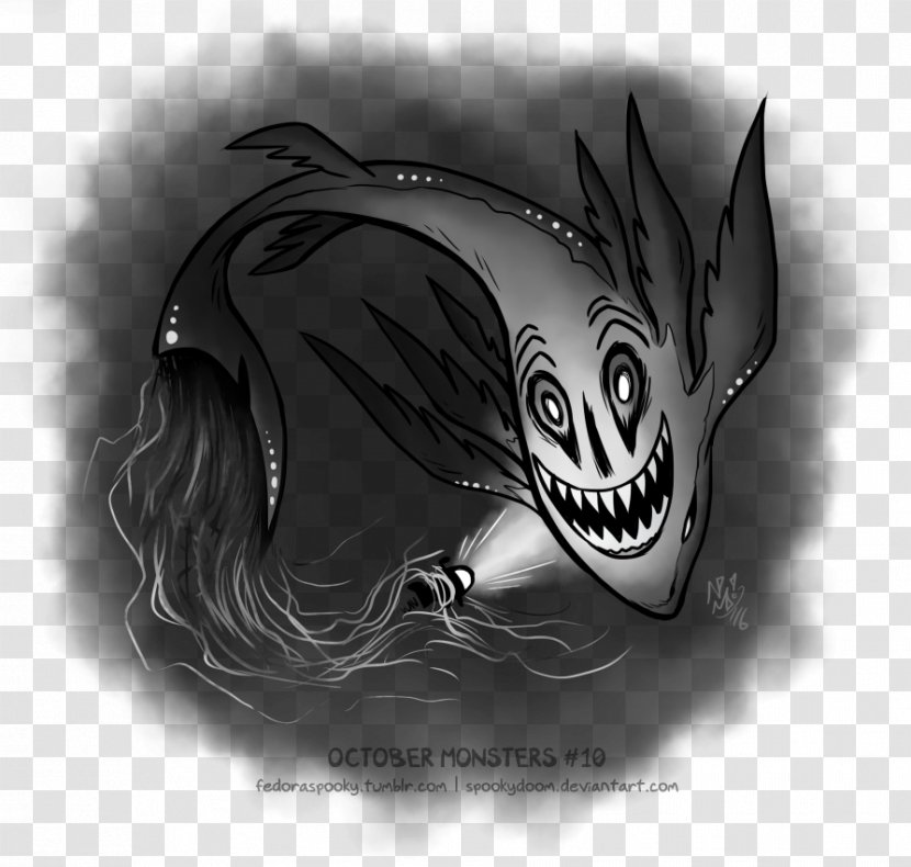 Demon Sketch Car Jaw Desktop Wallpaper - Monochrome Photography Transparent PNG