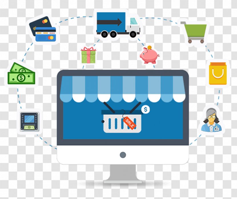 Web Development E-commerce Online Shopping Cart Software Business - Shop Transparent PNG