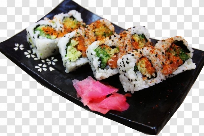 California Roll Sushi Gimbap Japanese Cuisine Sashimi - Restaurant Transparent PNG