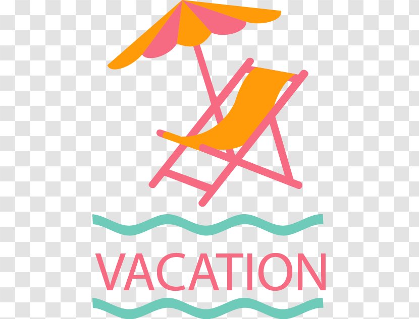 Deckchair Chaise Longue Royalty-free - Chair - Color Tag Vector Material Summer Vacation Transparent PNG