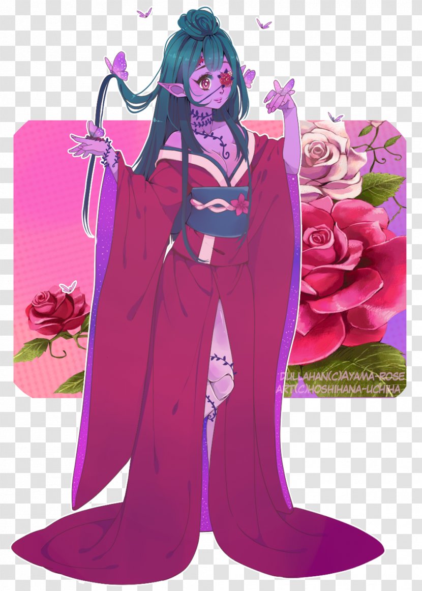 Cartoon Pink M Character Costume - Dullahan Transparent PNG