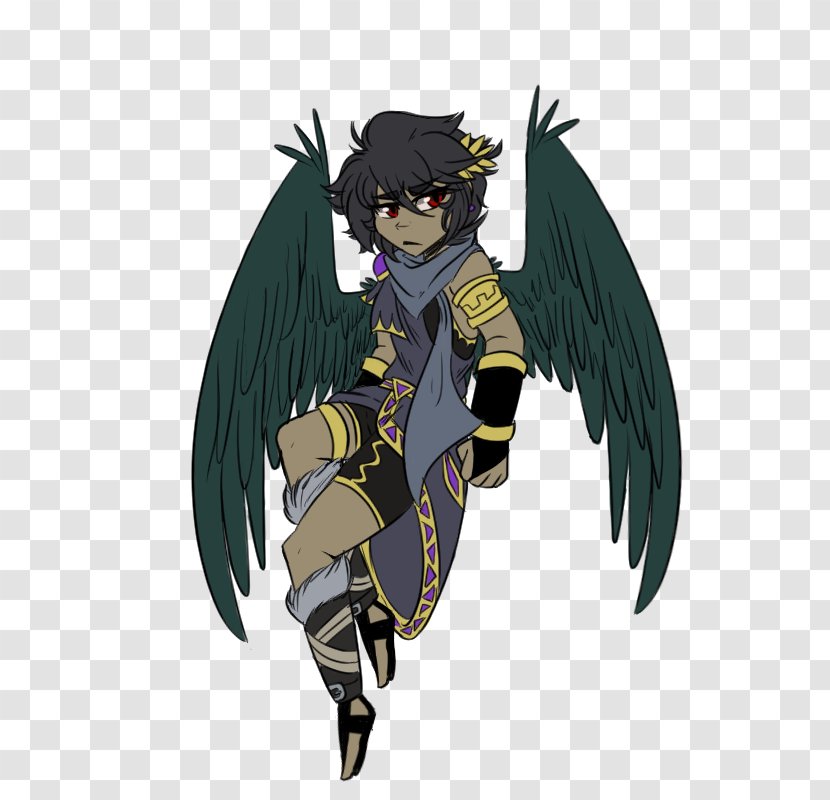 Kid Icarus: Uprising Pit Art YouTube Costume Design - Watercolor - Broken Mirror Image Transparent PNG