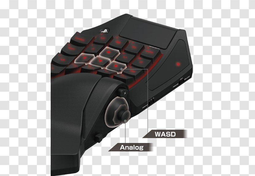 Computer Keyboard Mouse HORI PS4 Tactical Assault Commander 4 Video Game PlayStation 3 - Playstation - Wasd Keys Transparent PNG