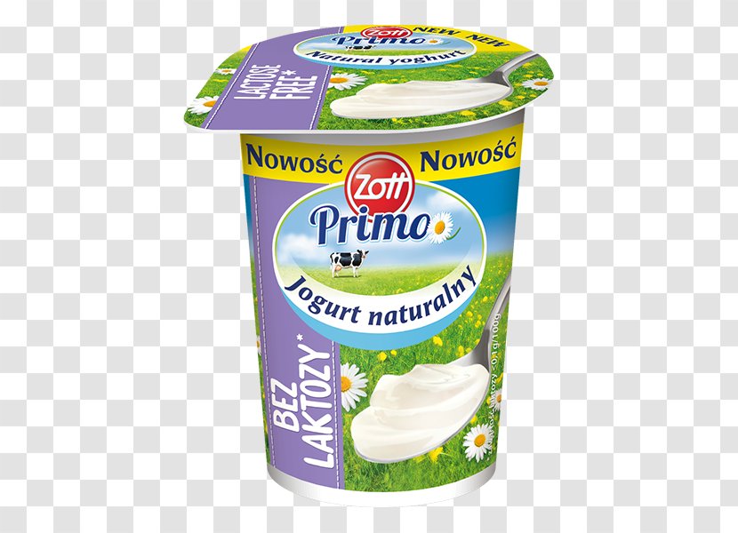 Kefir Milk Yoghurt Zott Lactose - Cream Transparent PNG