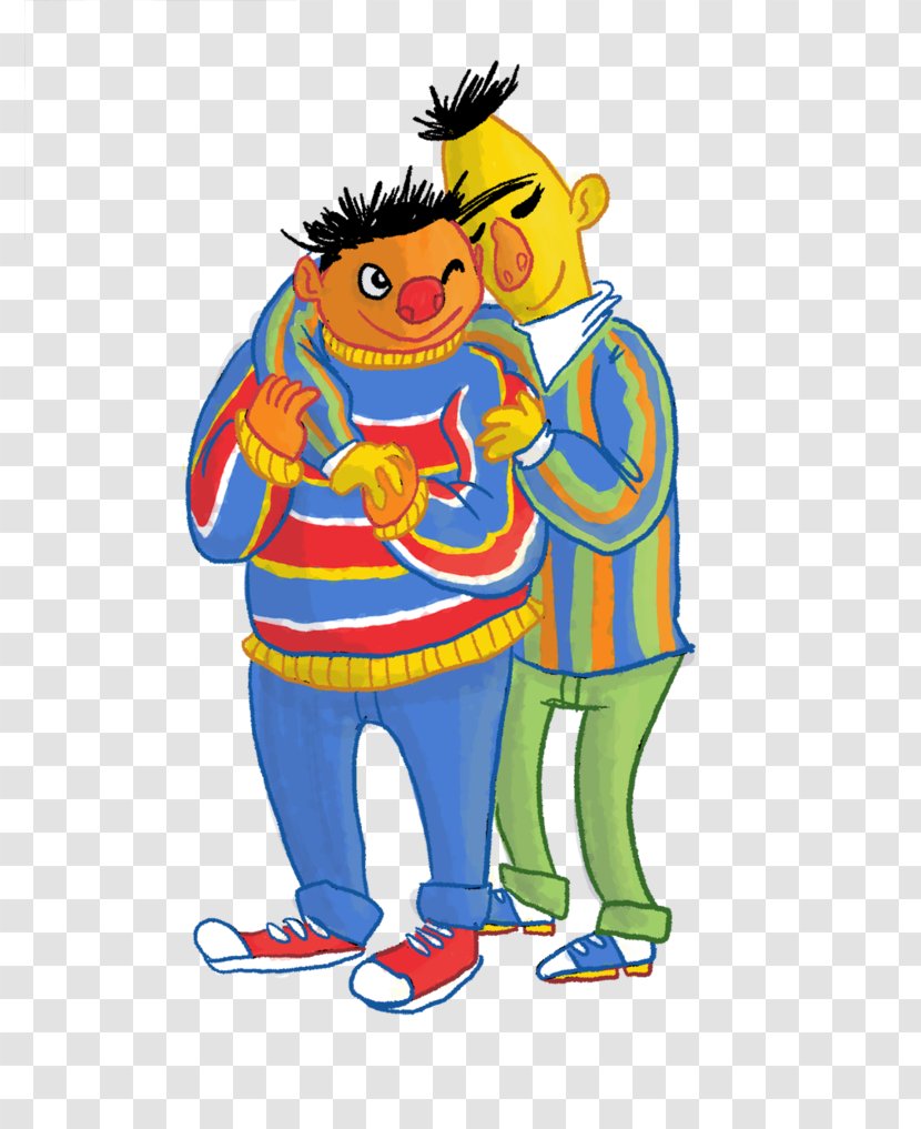 Big Bird Bert & Ernie Illustration - Poster Transparent PNG