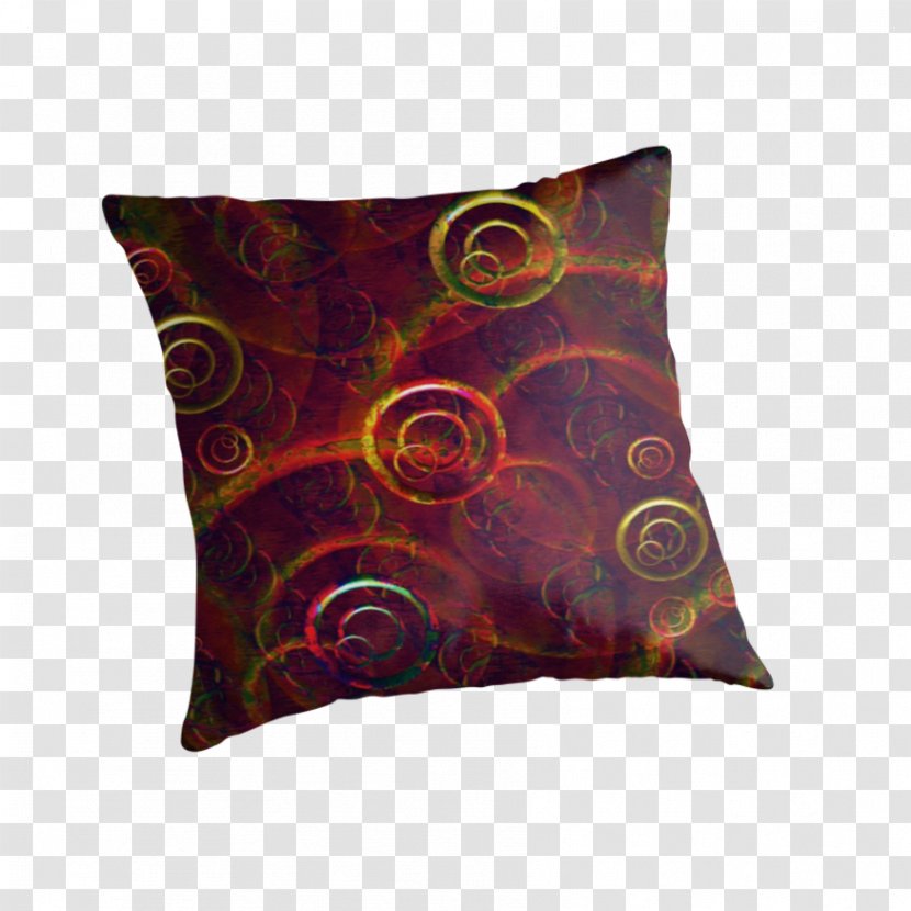 Throw Pillows Cushion Rectangle - Textile - Multicolored Bubble Transparent PNG
