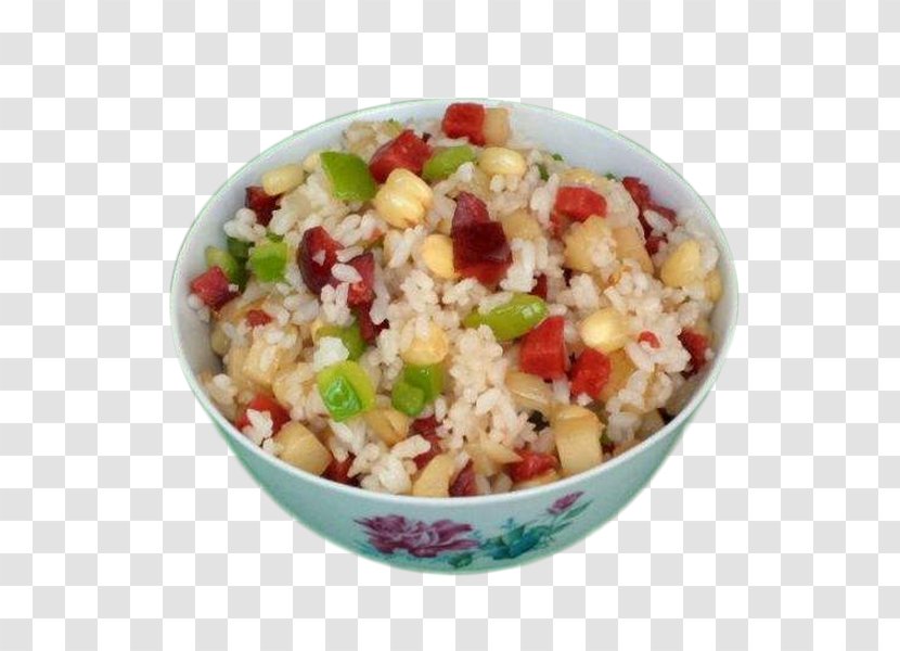 Sausage Fried Rice Ham And Eggs Bacon - Material Picture Transparent PNG