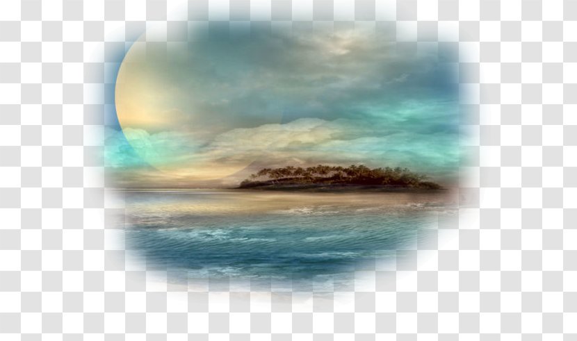 Landscape Painting Desktop Wallpaper - Shore - Pouring Transparent PNG
