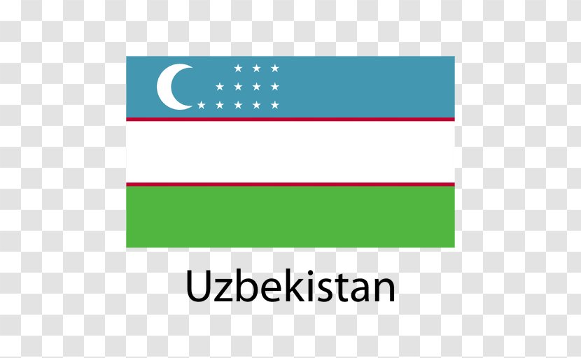 Flag Of Uzbekistan - Point - National Transparent PNG