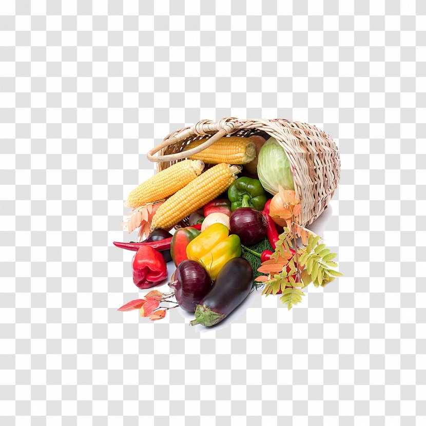 Vegetable Vegetarian Cuisine Basket Fruit Pumpkin - A Of Vegetables Transparent PNG