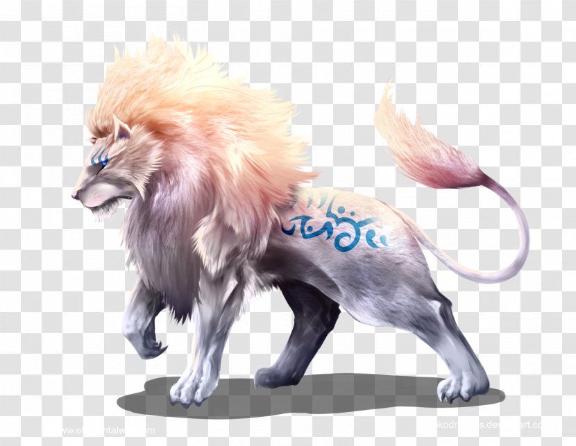 Lion Drawing Fantasy Digital Art - Dog Breed Transparent PNG