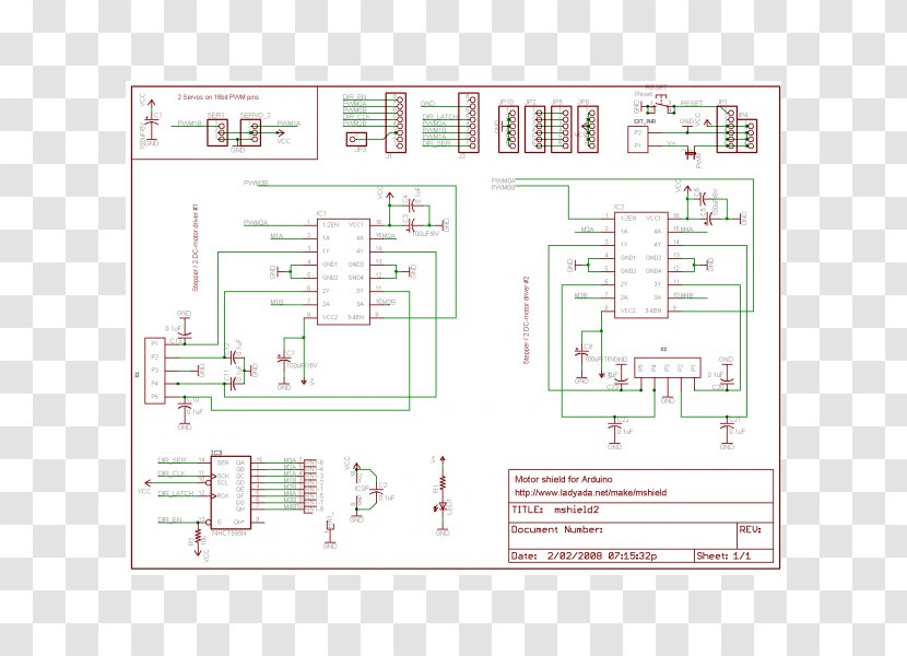 Arduino Schematic Electric Motor Wiring Diagram Stepper - Robot Circuit Board Transparent PNG