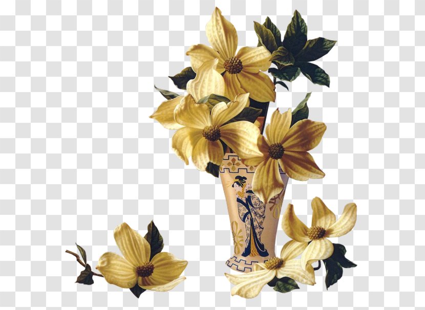 Cut Flowers Vase Floral Design - Lenovo A536 Transparent PNG