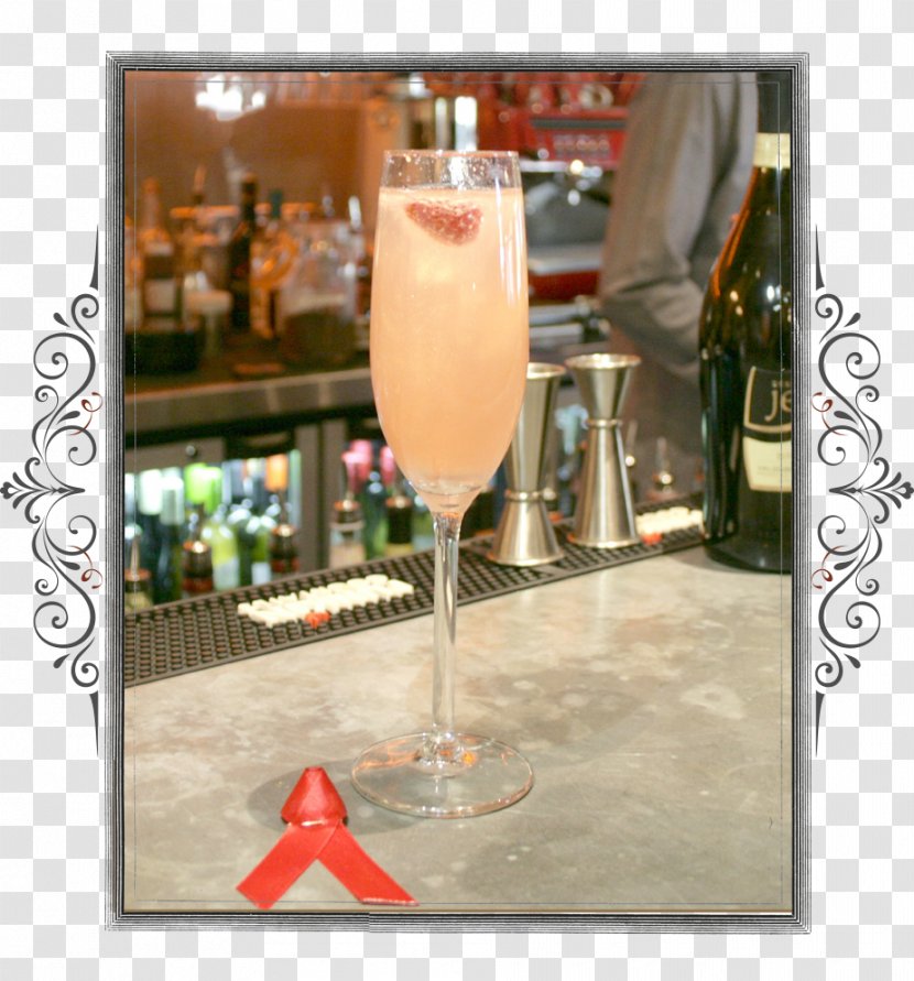 Wine Cocktail Glass Champagne Liqueur - Drink - World Aids Day Transparent PNG