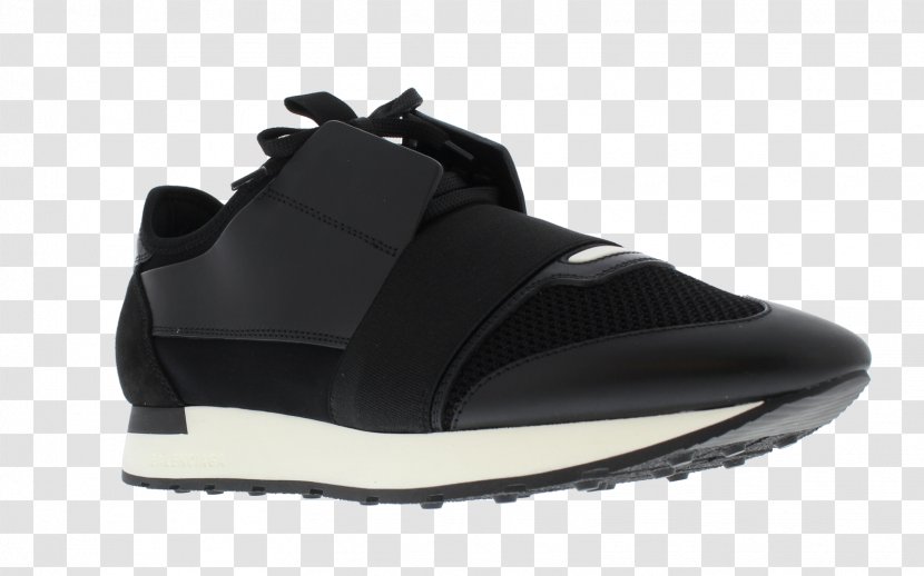 Sneakers Leather Shoe Sportswear - Black M - Balenciaga Transparent PNG