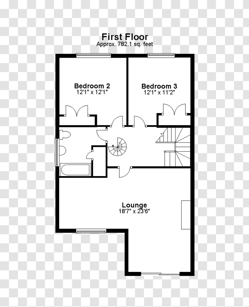Floor Plan Storey Apartment Room - Parallel - Lake Isle Of Wight Transparent PNG