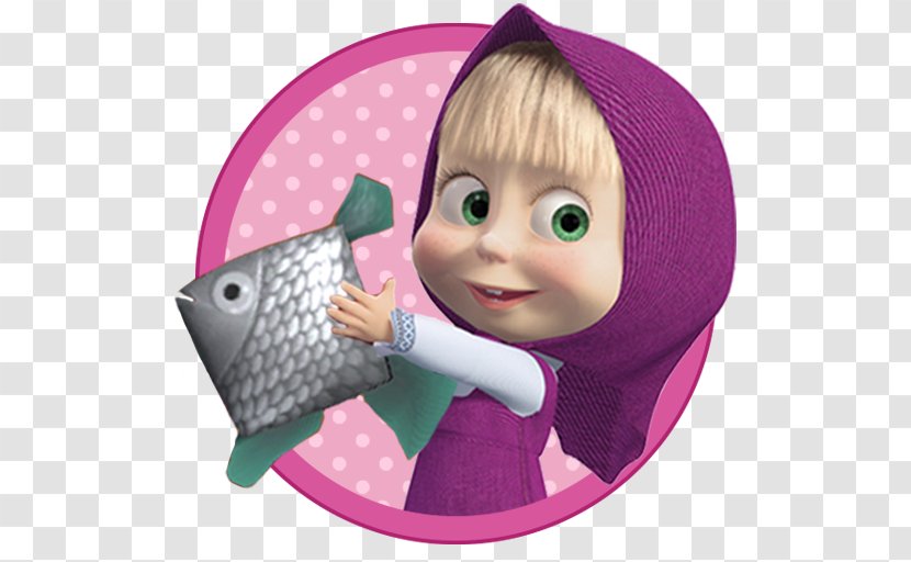 Masha And The Bear: Kids Fishing Bear Jam Day Match 3 Games For Evolution Free Games: - Android Transparent PNG