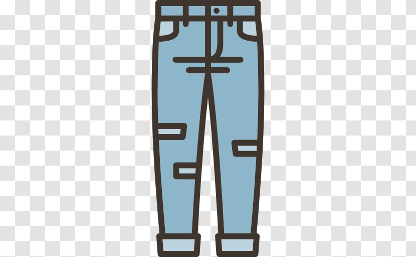 Jeans Trousers Icon - Pocket Transparent PNG