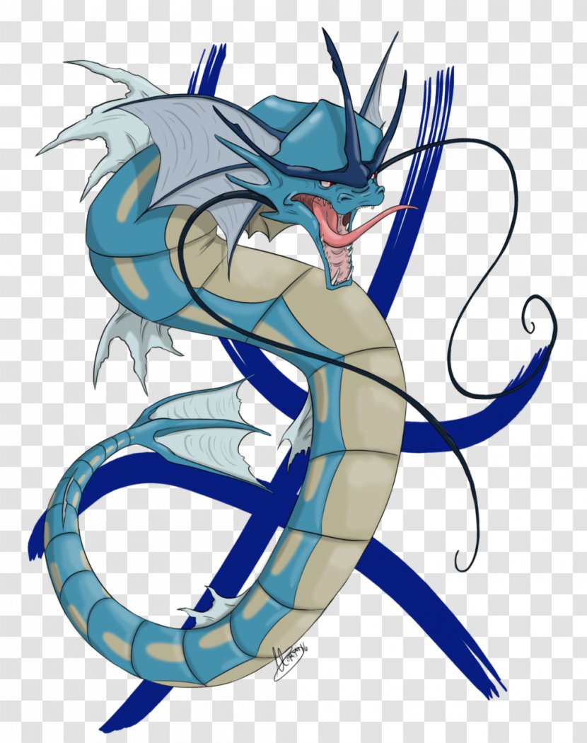 Pisces Pokémon Zodiac Gyarados Aries - Silhouette Transparent PNG