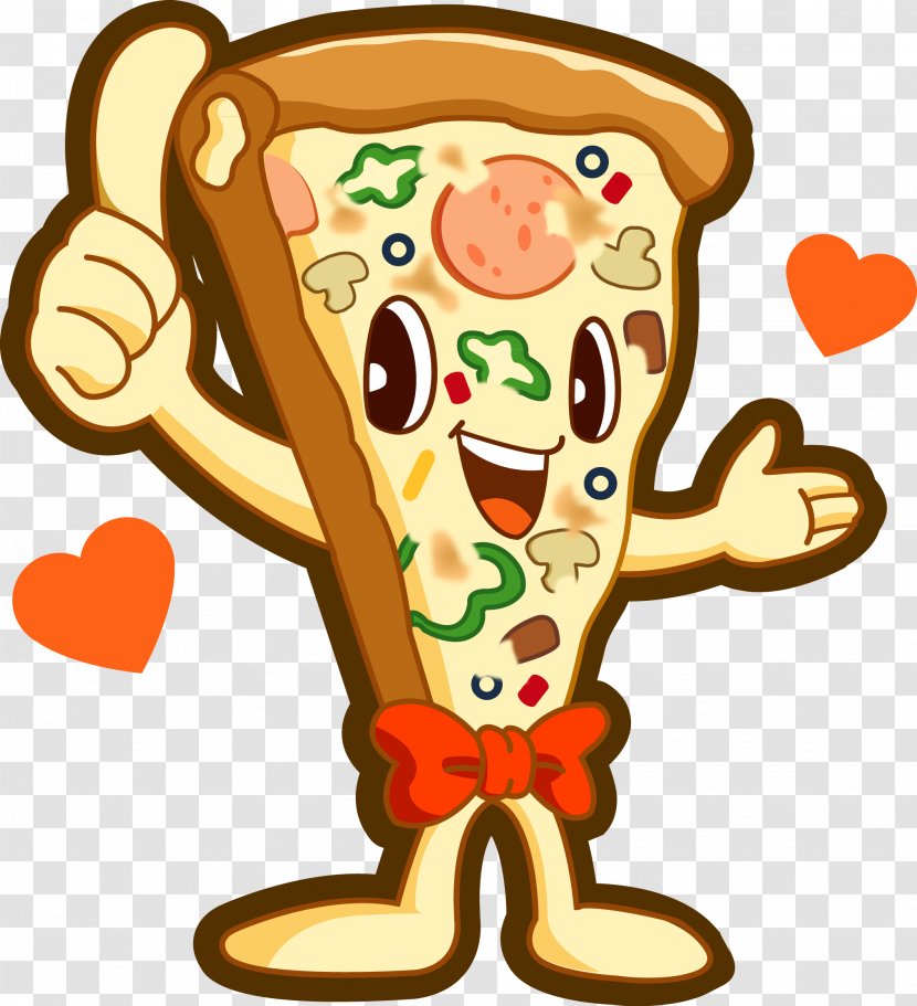 Pizza Fast Food Take-out Clip Art - Cuisine - Anthropomorphic Transparent PNG