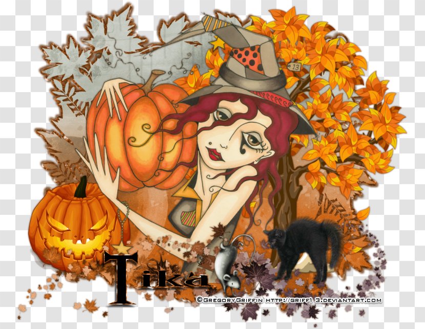 Pumpkin Halloween Film Series Cartoon - Legendary Creature Transparent PNG