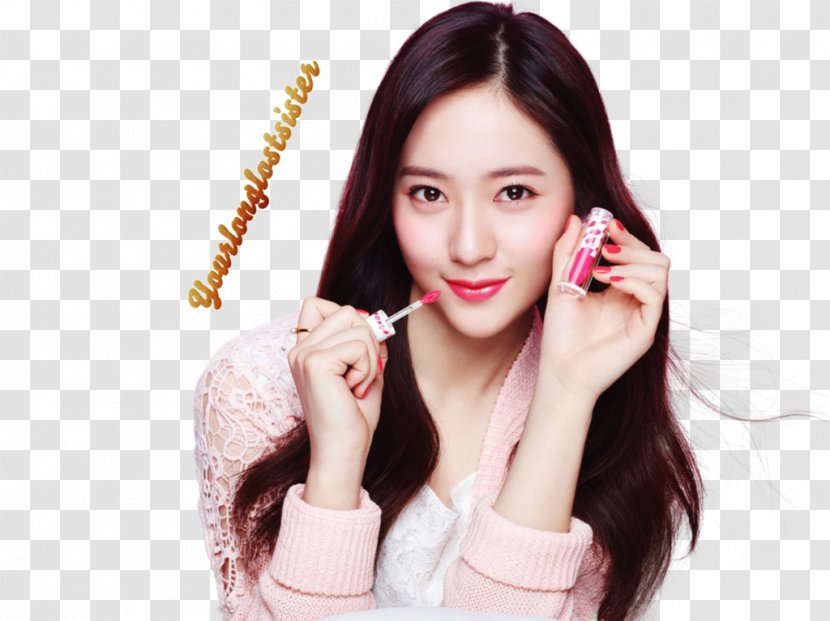 Krystal Jung Girls' Generation South Korea Cosmetics K-pop - Watercolor Transparent PNG