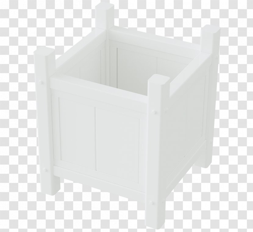 Furniture Plastic Angle - White - Flower Box Transparent PNG