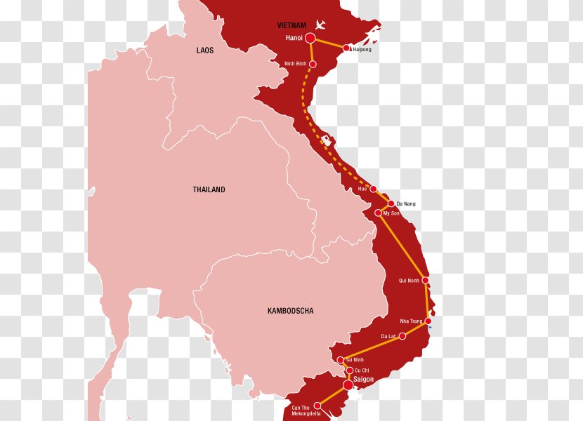South Vietnam Empire Of Flag Map - Ho Chi Minh Transparent PNG