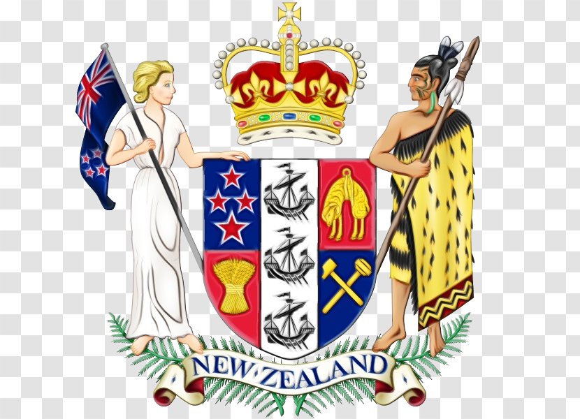 Flag Cartoon - Kiwiana - Logo Banner Transparent PNG