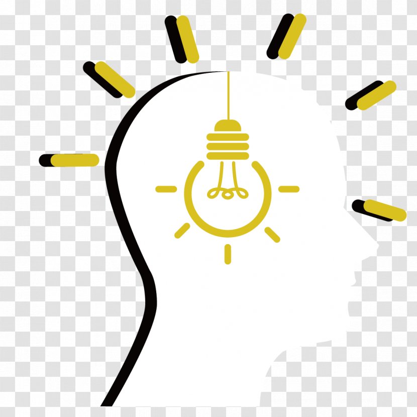 Idea Icon - Concept - Vector Brain Bulb Transparent PNG