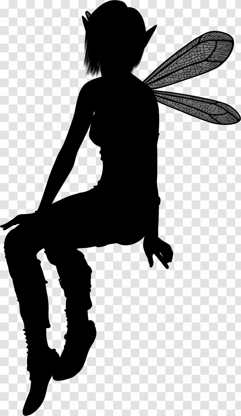 Fairy Elf Silhouette Clip Art Transparent PNG