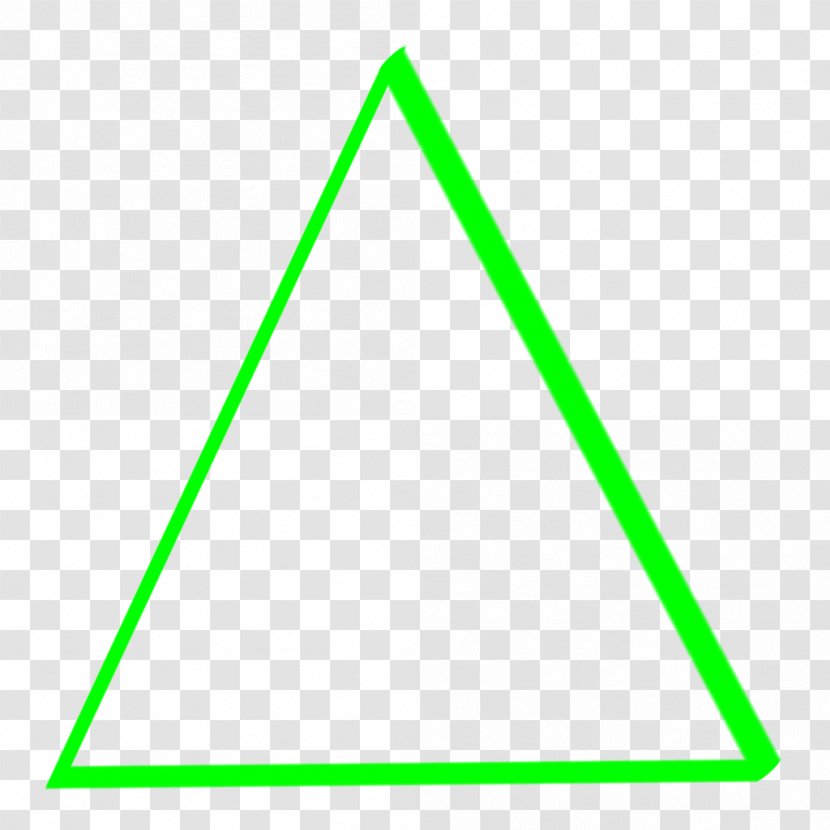 Triangle Green Font - Grass - Ruler Transparent PNG