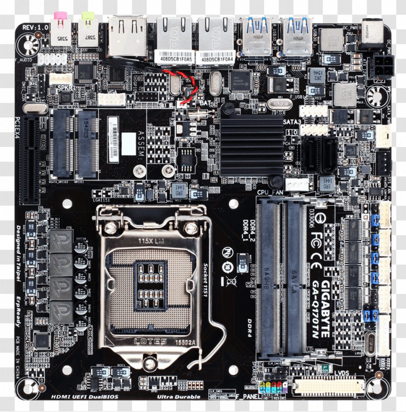 Intel Motherboard Gigabyte Technology LGA 1151 DDR4 SDRAM - Ddr4 Sdram Transparent PNG