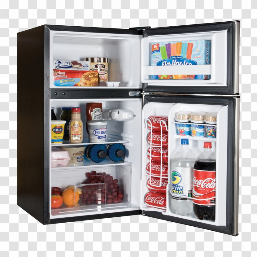 Refrigerator Cubic Foot Shelf Haier Freezers - Home Appliance Transparent PNG