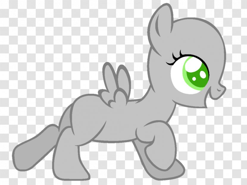 Pony Horse Foal Filly Fluttershy - Silhouette Transparent PNG