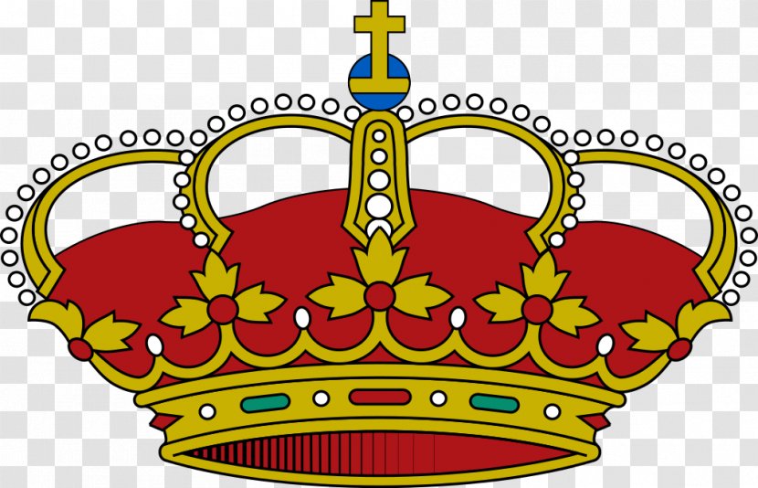 Coat Of Arms Spain Spanish Royal Crown Coroa Real Monarchy - Yellow - Clipart Transparent PNG