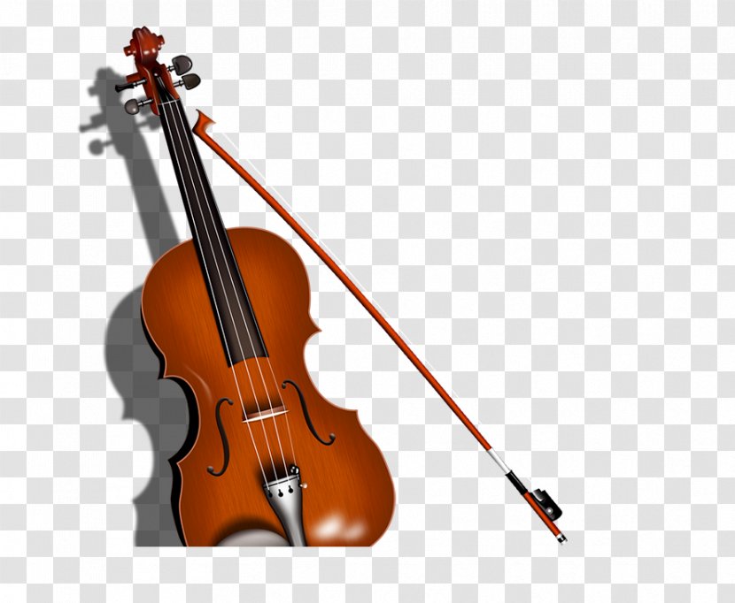 Bass Violin Violone Viola Double Fiddle - Watercolor - Guitar Transparent PNG