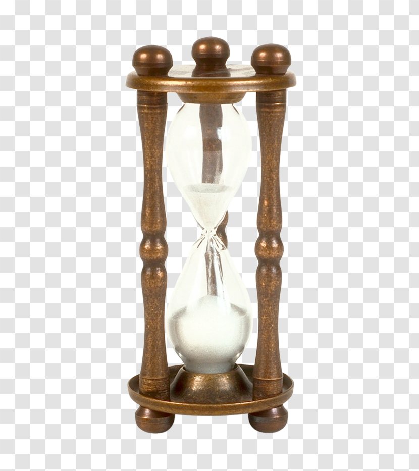 Hourglass Sands Of Time & Attendance Clocks - Brass Transparent PNG