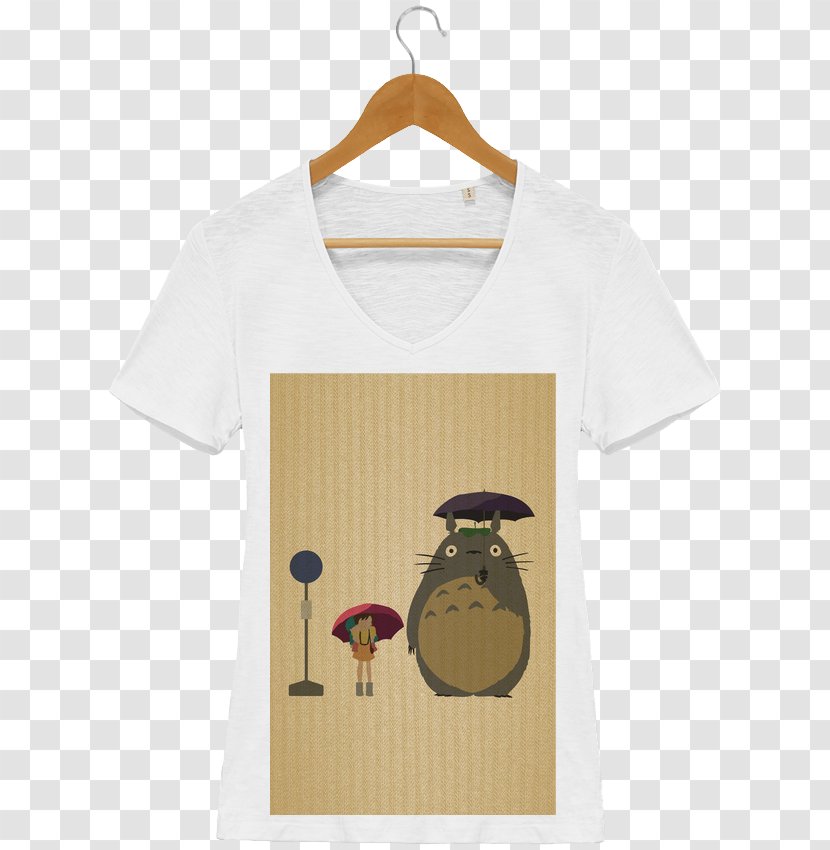 T-shirt Hoodie Clothing Bluza - Collar - Totoro Transparent PNG