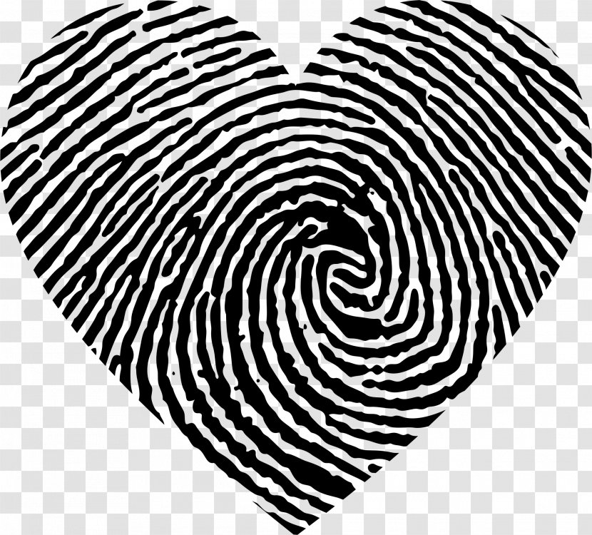 Fingerprint Heart Stock Photography Clip Art - Frame - Finger Print Transparent PNG