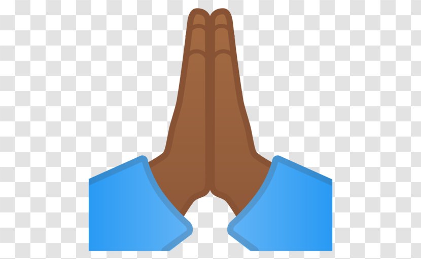 Thumb Praying Hands Emoji Prayer Human Skin Color - Hand Transparent PNG