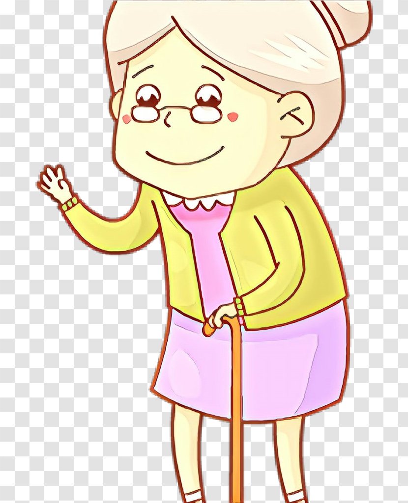 Cartoon Pink Finger Cheek Child - Pleased Happy Transparent PNG