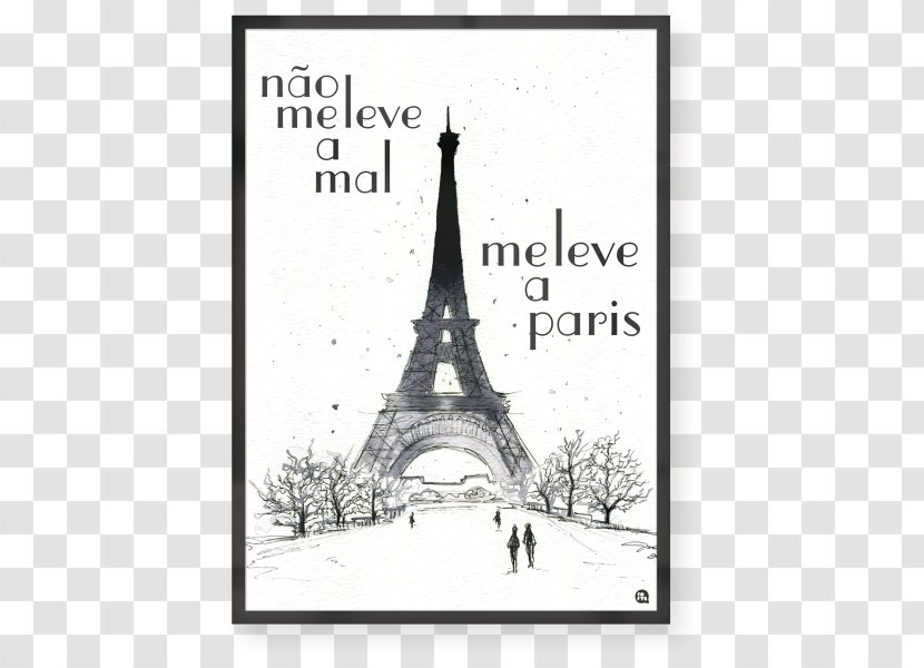 Eiffel Tower Drawing Sketch Image Poster - Paris Transparent PNG