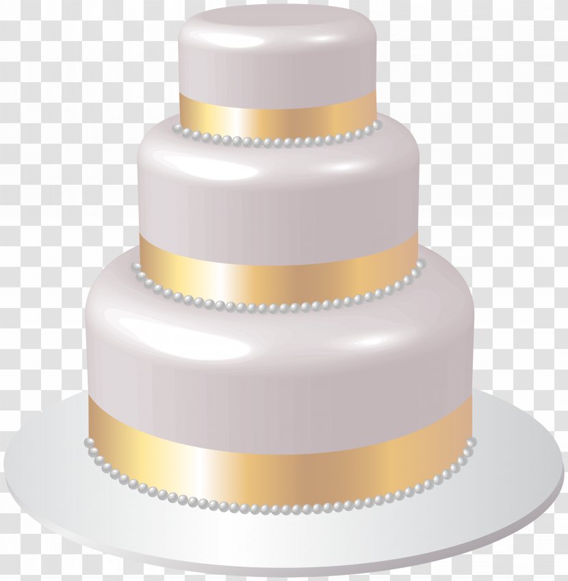 Wedding Cake Sugar Decorating - Clip Art Image Transparent PNG
